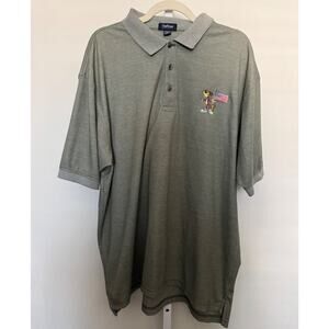 Cheetos Chester Cheetah Polo Shirt Men's XL Embroidered Light Green Pima Cotton